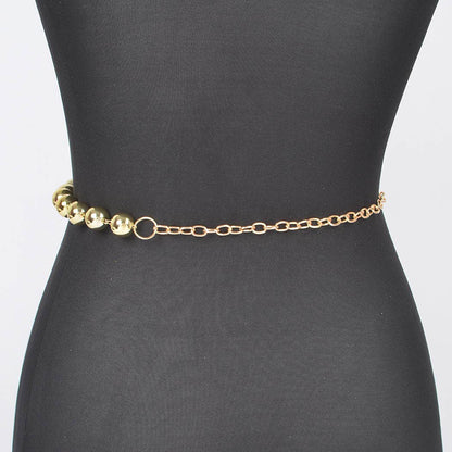 Multi Layered Bead Chain Belt