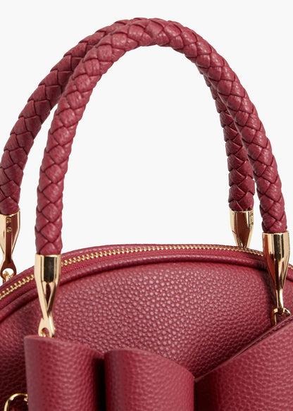 Bea Braided Top Handle Satchel | Uniquely Claudia Boutique