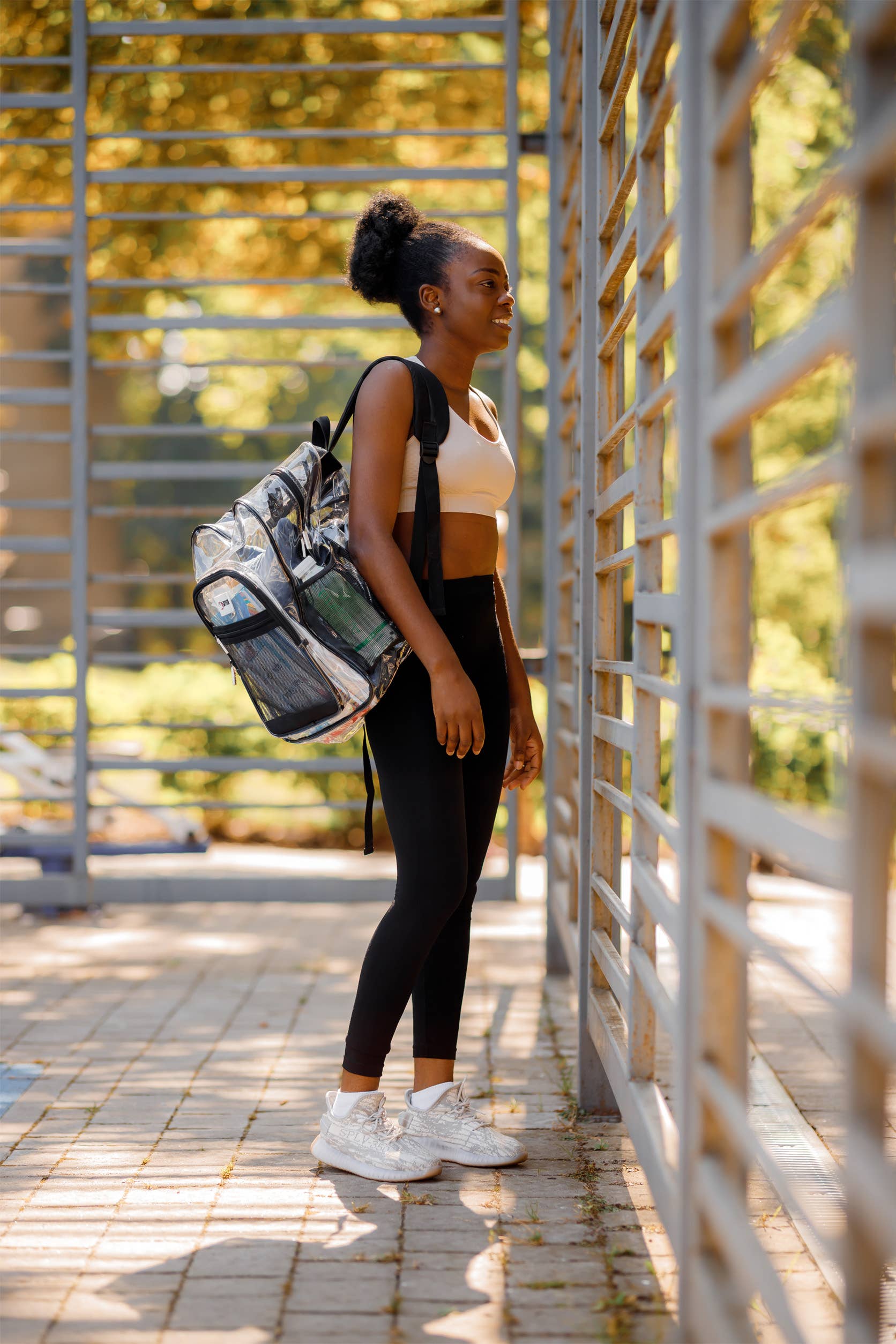 Black Clear Backpack | Uniquely Claudia Boutique