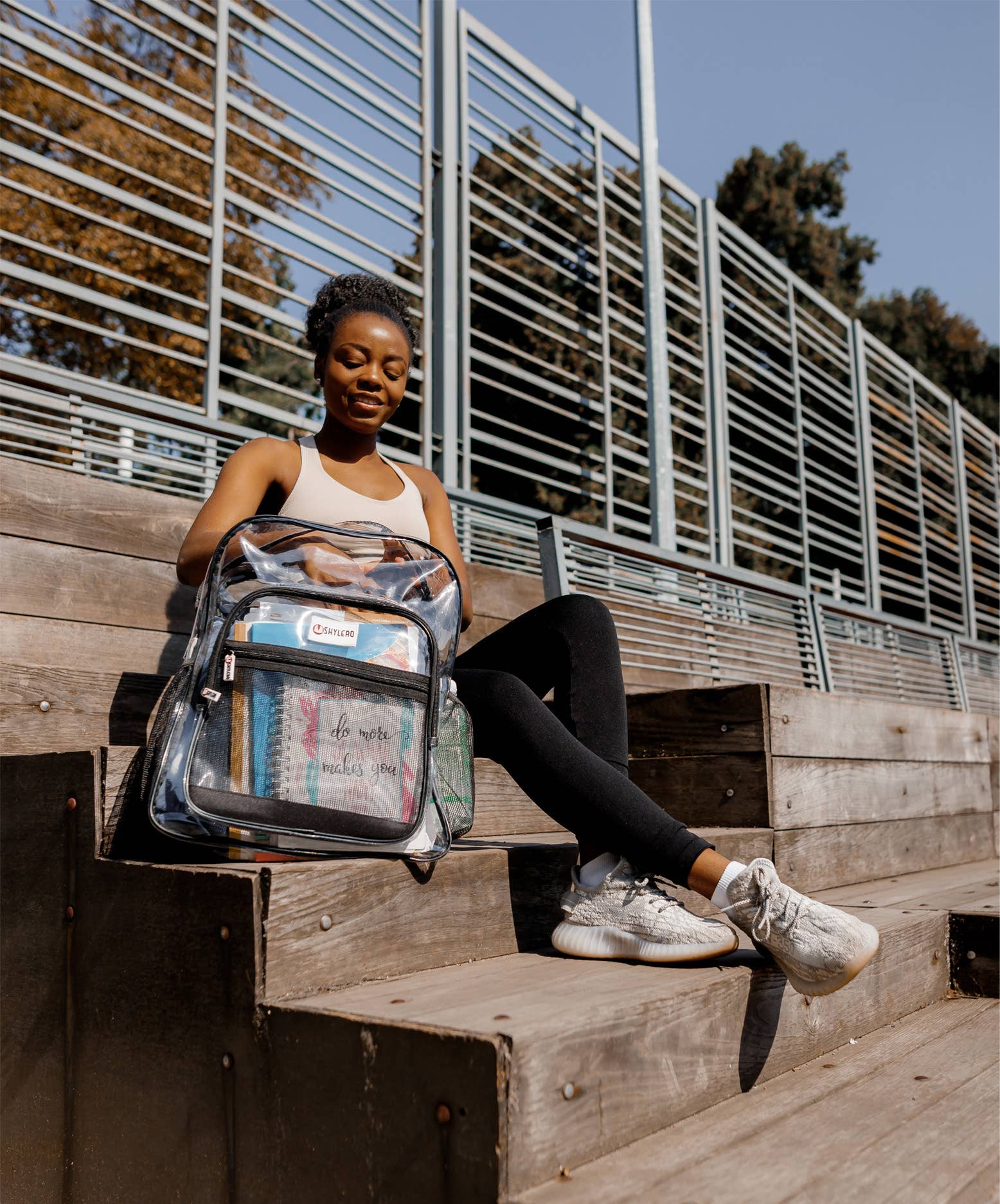 Black Clear Backpack | Uniquely Claudia Boutique