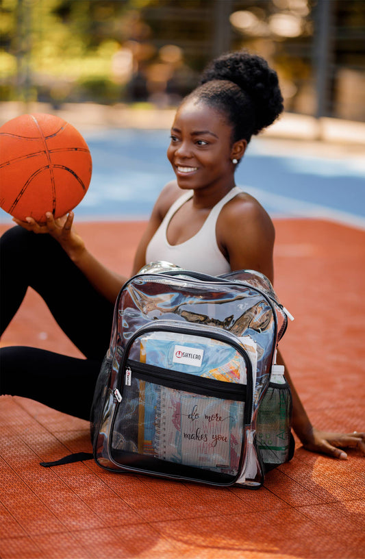 Black Clear Backpack | Uniquely Claudia Boutique