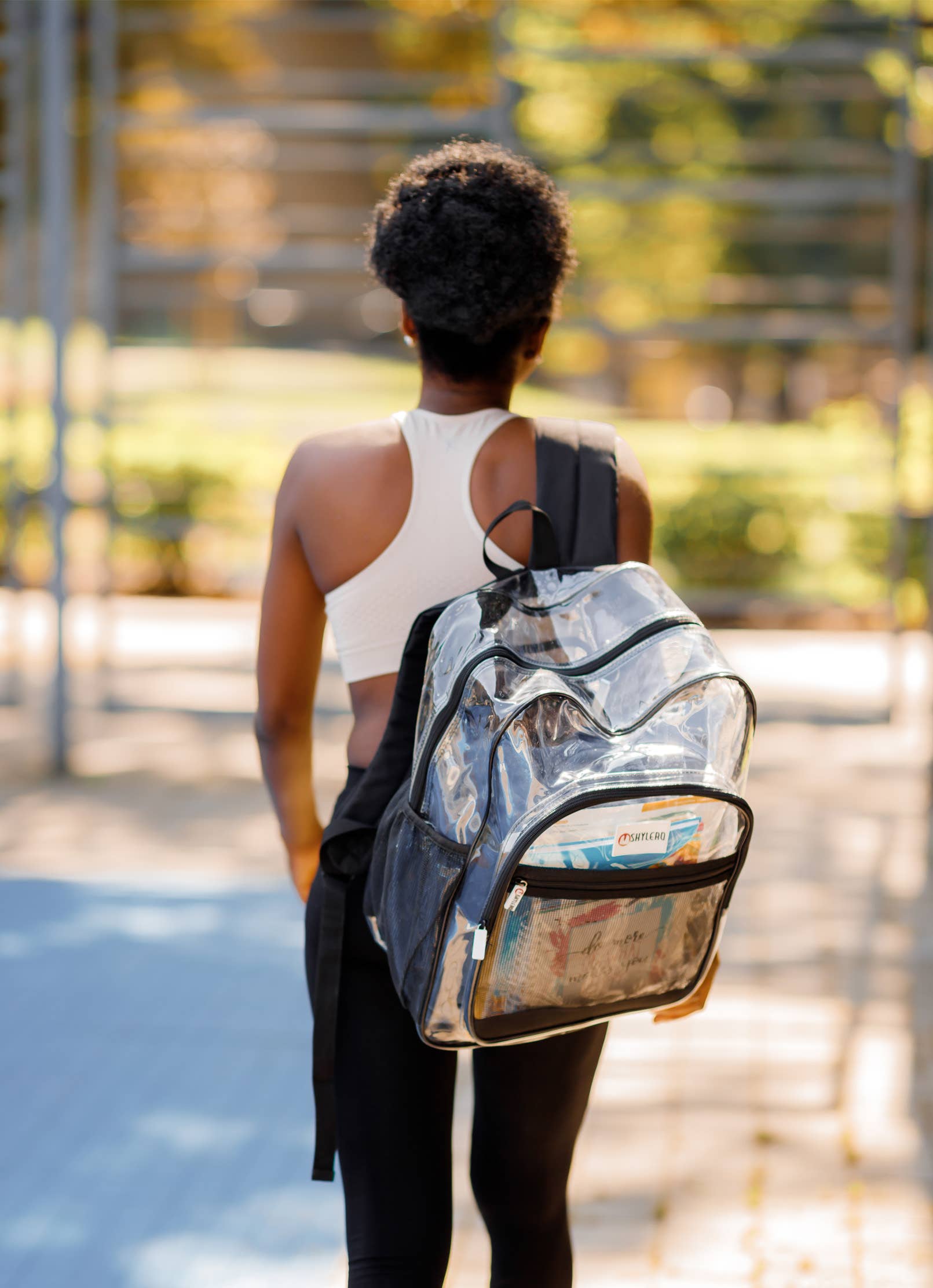 Black Clear Backpack | Uniquely Claudia Boutique