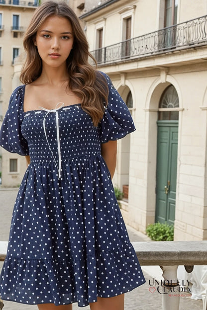 Brianna Polka Dot Mini Dress