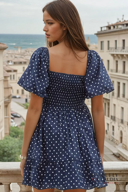 Brianna Polka Dot Mini Dress