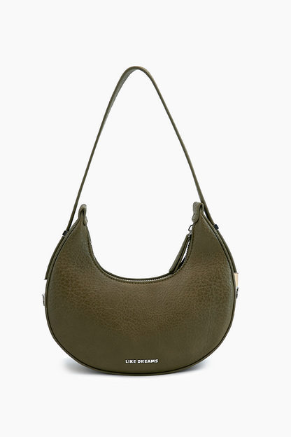 Carol Top Handle Crescent Shoulder Bag | Uniquely Claudia Boutique