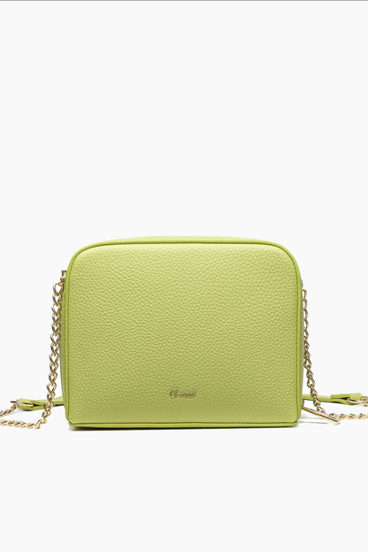 Chloe Bow Lime Mini Crossbody Bag | Uniquely Claudia Boutique 