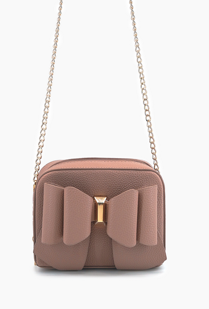 Chloe Bow Mini Crossbody Bag | Uniquely Claudia Boutique 