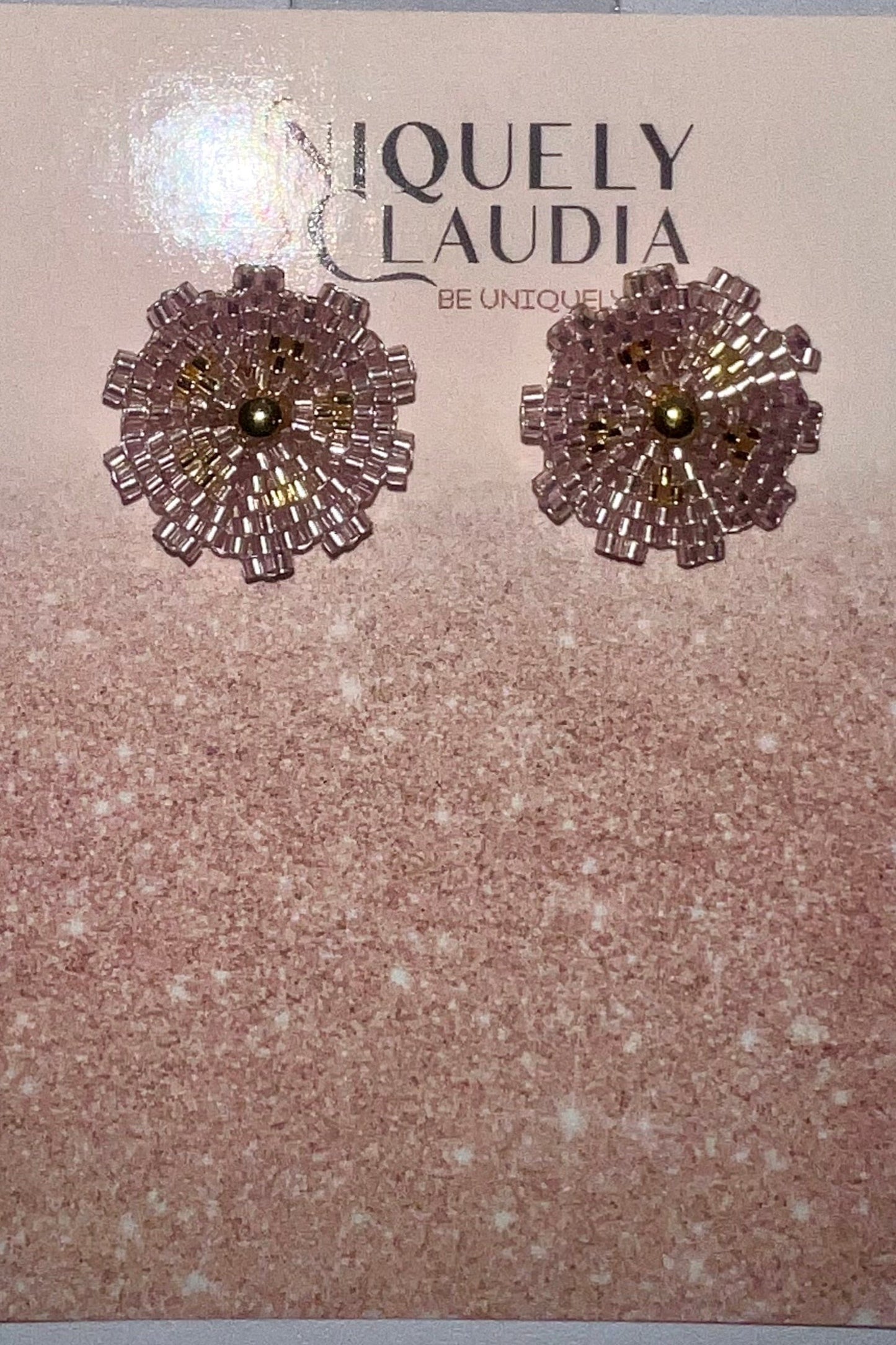 Daisy Miyuki Beads Stud Earrings | Uniquely Claudia Boutique 