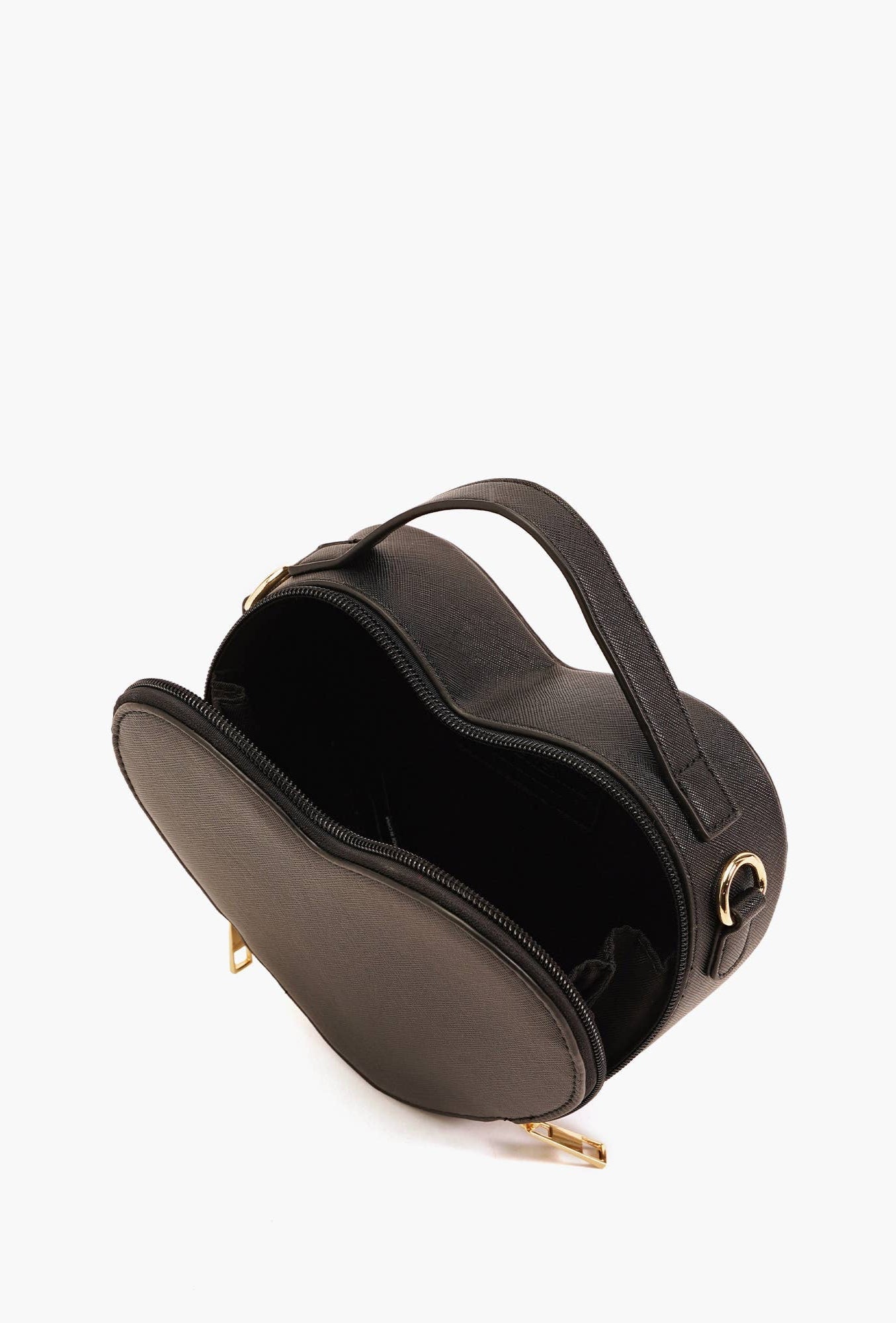 Heart Breaker Black Crossbody Bag