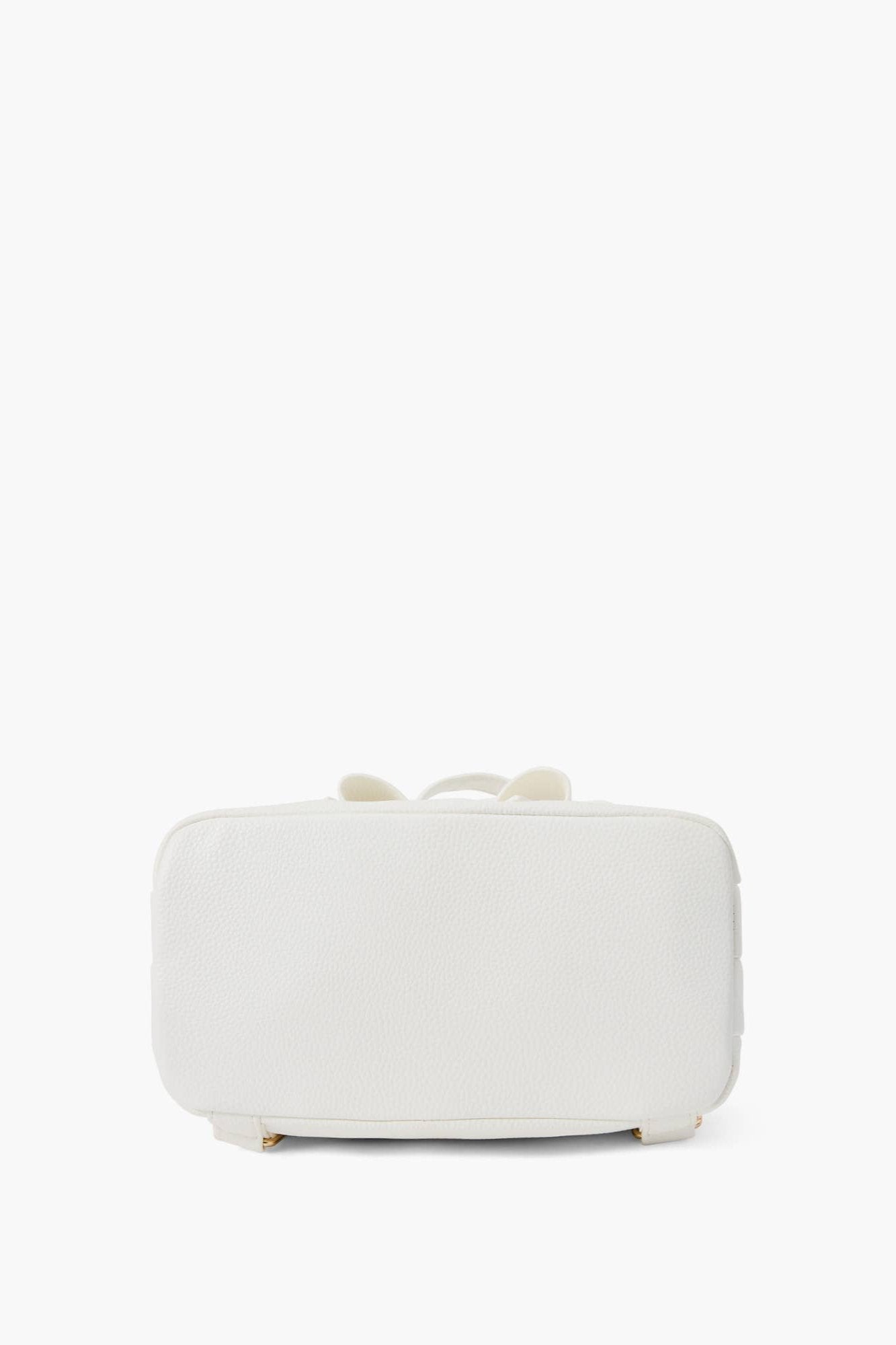 Jasmine Bowtie Backpack Handbag: White | Uniquely Claudia Boutique 