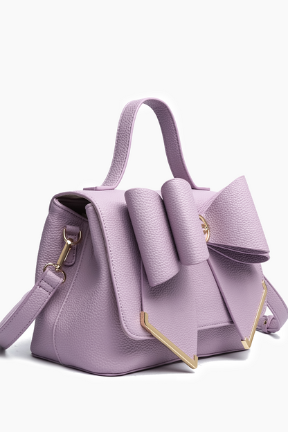 Jasmine Bowtie Crossbody Purple Bag | Uniquely Claudia Boutique