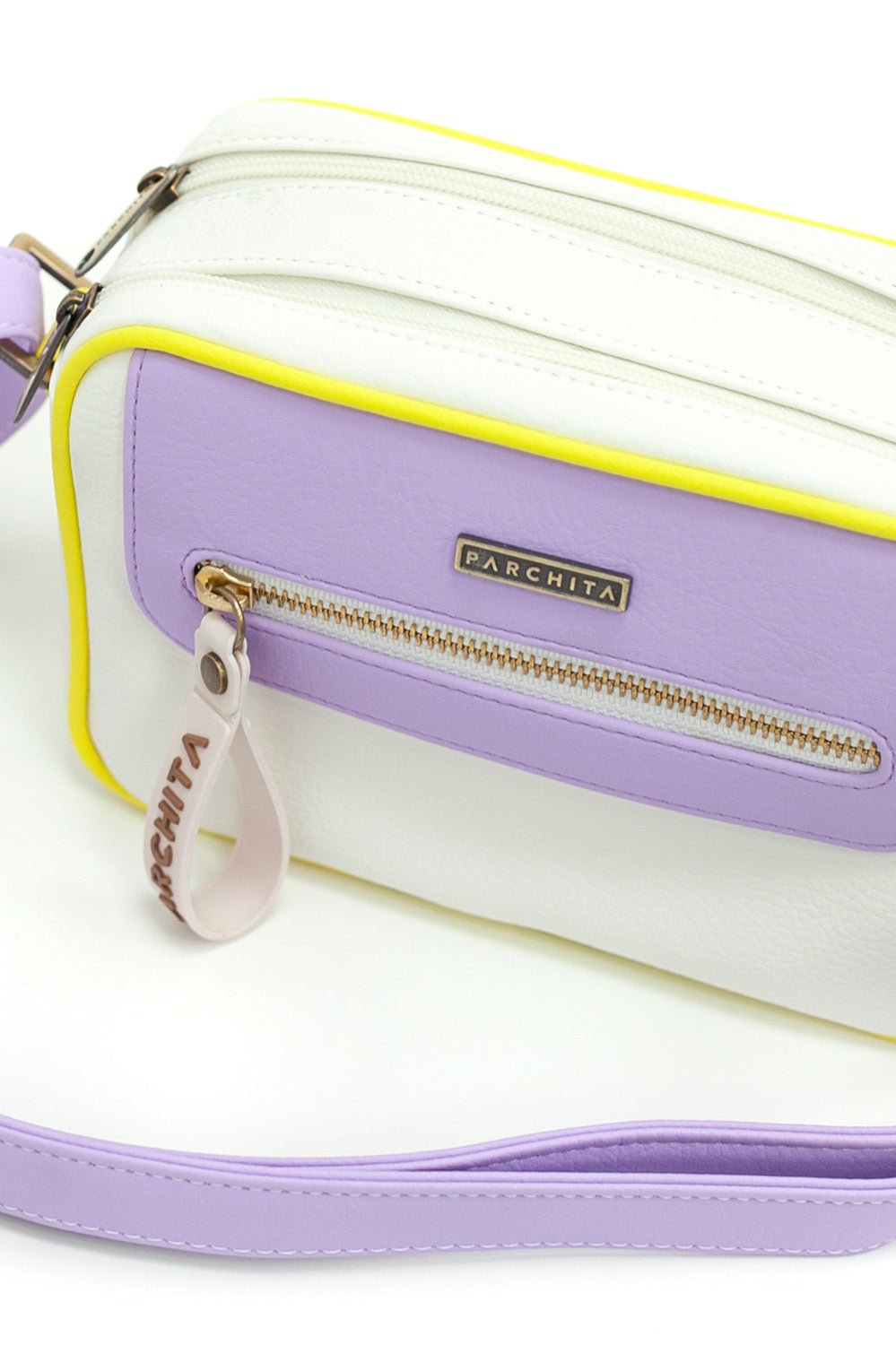 PARCHITA Shitake White Handbag | Uniquely Claudia Boutique 