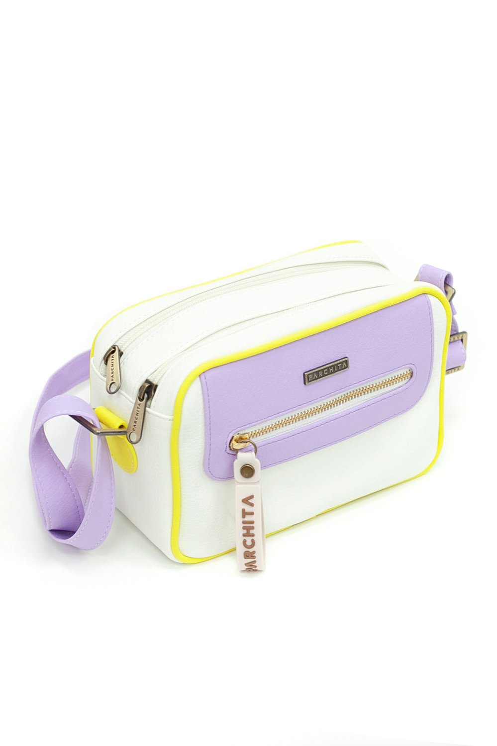 PARCHITA Shitake White Handbag | Uniquely Claudia Boutique 