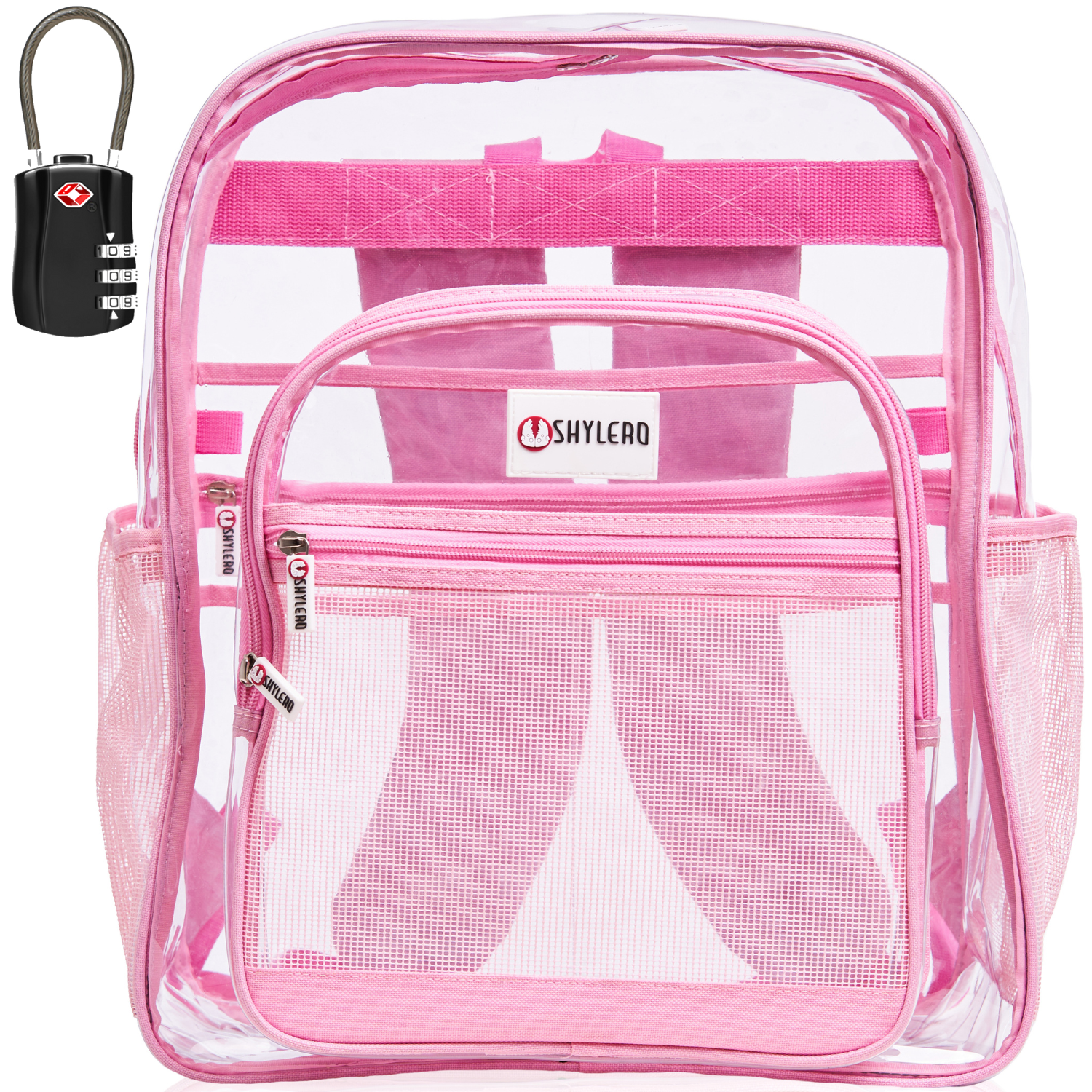 Pink Clear Backpack | Uniquely Claudia Boutique