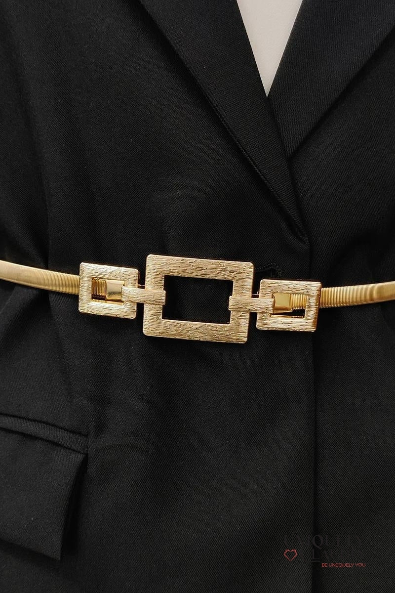 Rectangles Stretch Belt | Uniquely Claudia Boutique