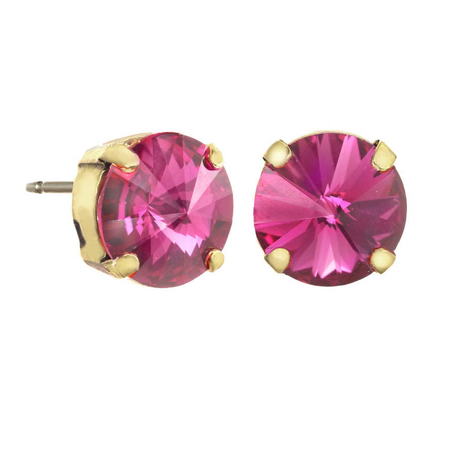 TOVA Trentley Fuchsia Studs