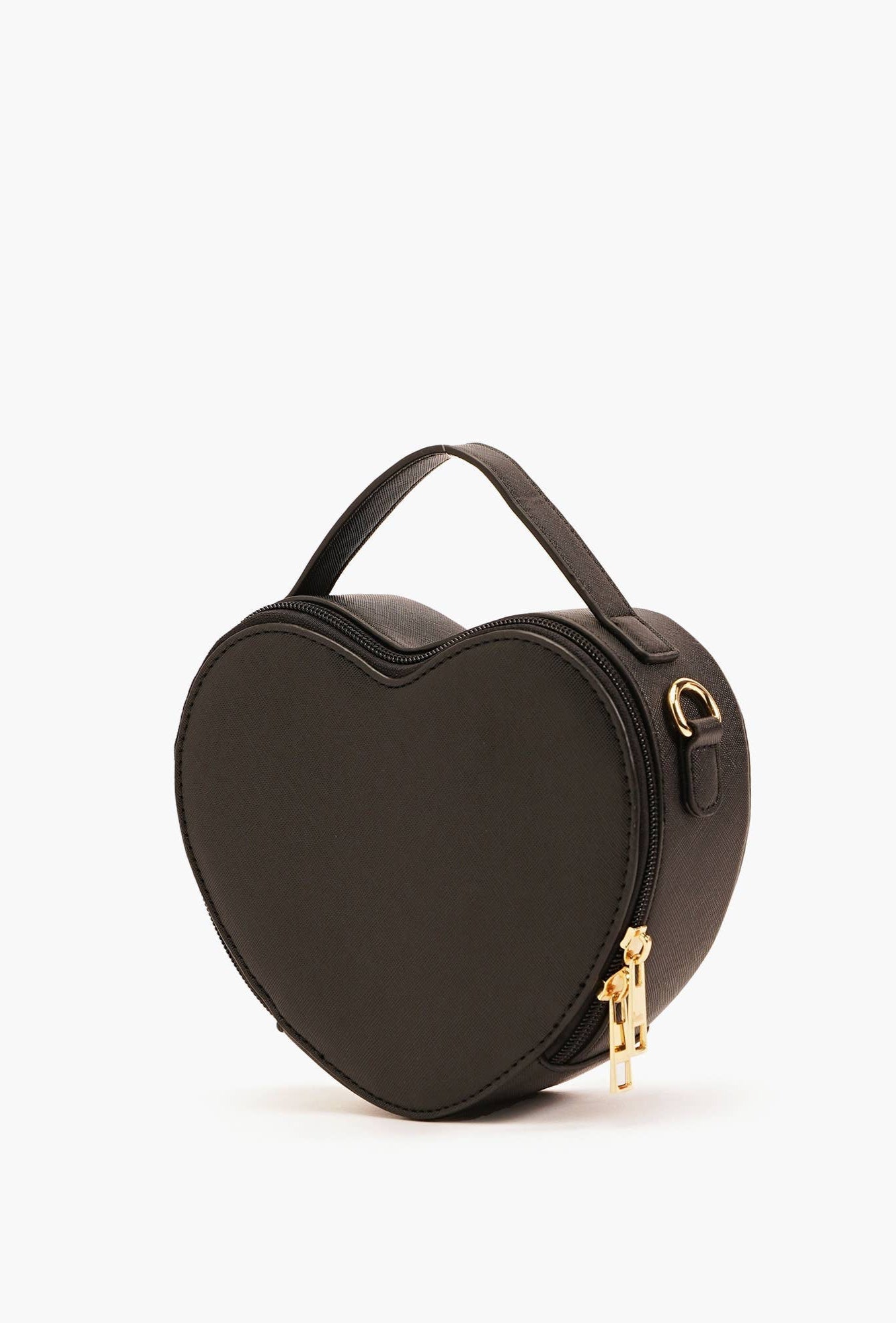 Heart Breaker Black Crossbody Bag