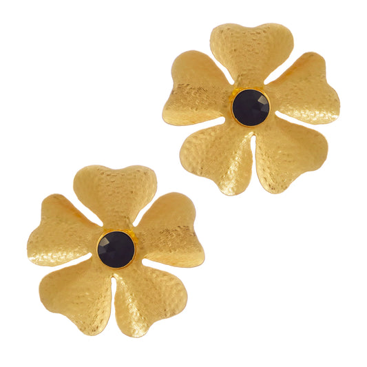 Molly Phillips Small Flower 14K Gold Plated Earrings