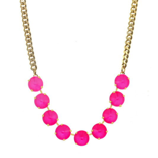 TOVA Mini Sofia Necklace in Electric Pink