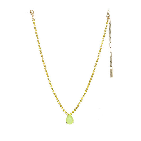 TOVA Milli Necklace in Electrics: Electric Yellow